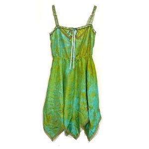Betsey Johnson Vintage Tie Die Silk Dress